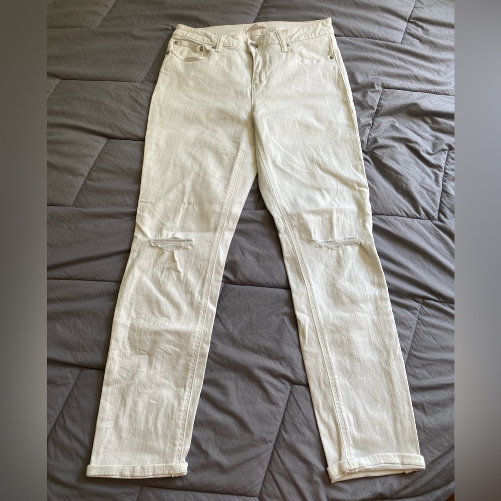 LC Lauren Conrad white Skinny Jeans